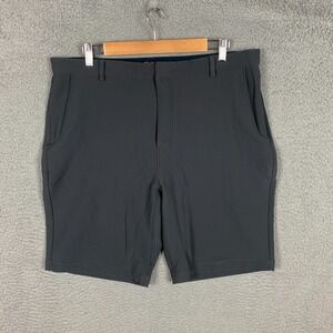 Teren Daily Driver Shorts Men's 36 Charcoal Stretch Magnetic Button Hiking Golf‎